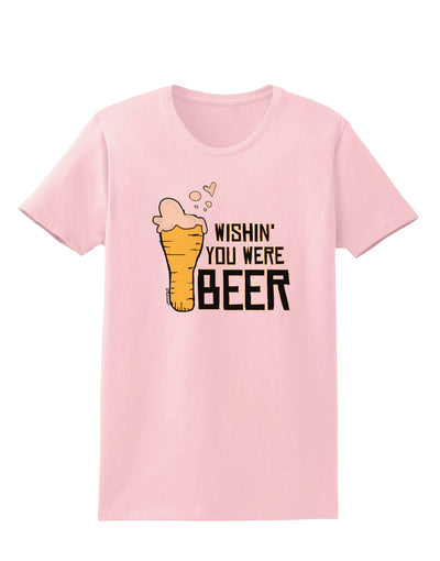 Wishin you were Beer Womens T-Shirt-Womens T-Shirt-TooLoud-PalePink-X-Small-Davson Sales