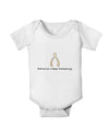 Wishing You a Happy Thanksgiving Wishbone Baby Romper Bodysuit-Baby Romper-TooLoud-White-06-Months-Davson Sales