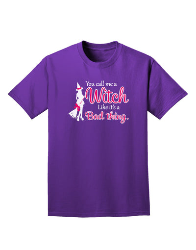 Witch - Bad Thing Adult Dark T-Shirt-Mens T-Shirt-TooLoud-Purple-Small-Davson Sales