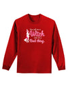 Witch - Bad Thing Adult Long Sleeve Dark T-Shirt-TooLoud-Red-Small-Davson Sales