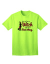 Witch - Bad Thing Adult T-Shirt-Mens T-Shirt-TooLoud-Neon-Green-Small-Davson Sales