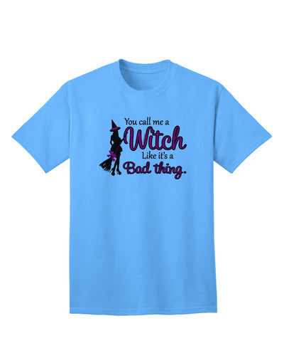 Witch - Bad Thing Adult T-Shirt-Mens T-Shirt-TooLoud-Aquatic-Blue-Small-Davson Sales