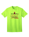 Witch - Bad Thing Text Adult T-Shirt-Mens T-Shirt-TooLoud-Neon-Green-Small-Davson Sales