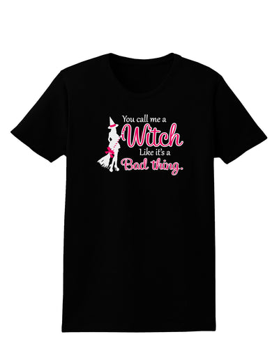 Witch - Bad Thing Womens Dark T-Shirt-TooLoud-Black-X-Small-Davson Sales