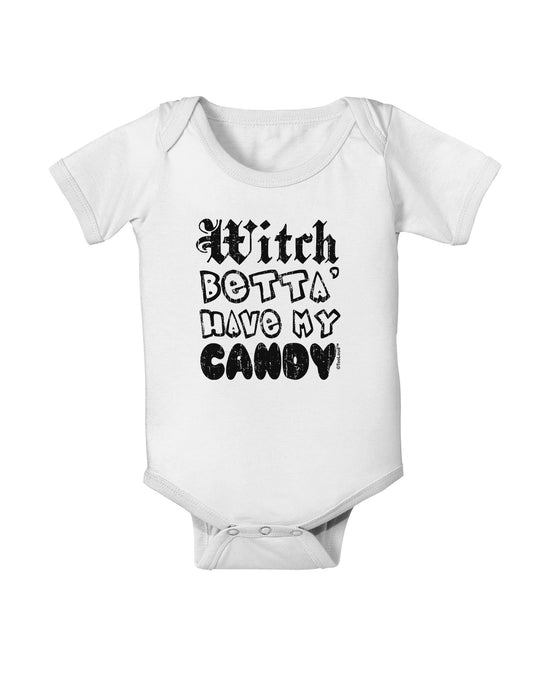Witch Betta Have - Distressed Baby Romper Bodysuit-Baby Romper-TooLoud-White-06-Months-Davson Sales