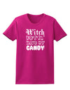 Witch Betta Have - Distressed Womens Dark T-Shirt-TooLoud-Hot-Pink-Small-Davson Sales