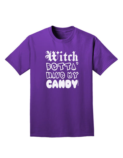 Witch Betta Have My Candy Adult Dark T-Shirt-Mens T-Shirt-TooLoud-Purple-Small-Davson Sales