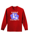 Witch Cat Adult Long Sleeve Dark T-Shirt-TooLoud-Red-Small-Davson Sales