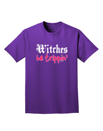 Witches Be Trippin Adult Dark T-Shirt-Mens T-Shirt-TooLoud-Purple-Small-Davson Sales