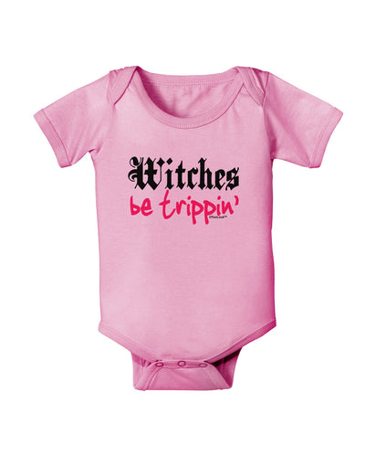 Witches Be Trippin Baby Romper Bodysuit-Baby Romper-TooLoud-Pink-06-Months-Davson Sales