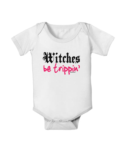 Witches Be Trippin Baby Romper Bodysuit-Baby Romper-TooLoud-White-06-Months-Davson Sales