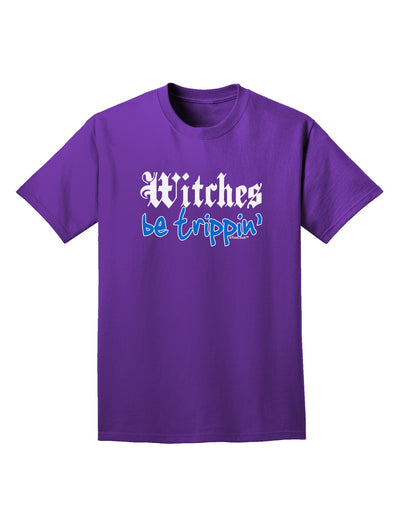 Witches Be Trippin Blue Adult Dark T-Shirt-Mens T-Shirt-TooLoud-Purple-Small-Davson Sales