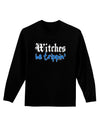 Witches Be Trippin Blue Adult Long Sleeve Dark T-Shirt-TooLoud-Black-Small-Davson Sales