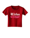 Witches Be Trippin Toddler T-Shirt Dark-Toddler T-Shirt-TooLoud-Red-2T-Davson Sales