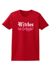 Witches Be Trippin Womens Dark T-Shirt-TooLoud-Red-X-Small-Davson Sales