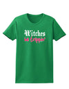 Witches Be Trippin Womens Dark T-Shirt-TooLoud-Kelly-Green-X-Small-Davson Sales