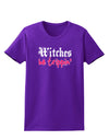 Witches Be Trippin Womens Dark T-Shirt-TooLoud-Purple-X-Small-Davson Sales