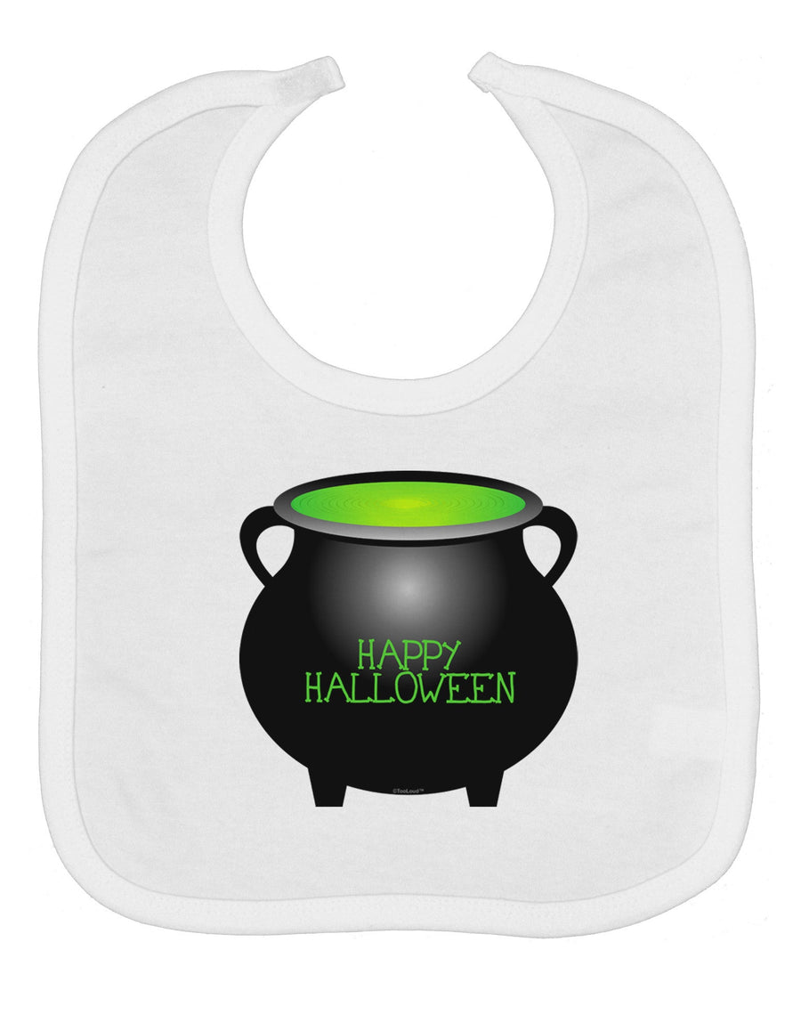 Witches Cauldron Happy Halloween Baby Bib