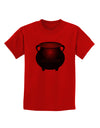 Witches Cauldron Happy Halloween Childrens T-Shirt-Childrens T-Shirt-TooLoud-Red-X-Small-Davson Sales