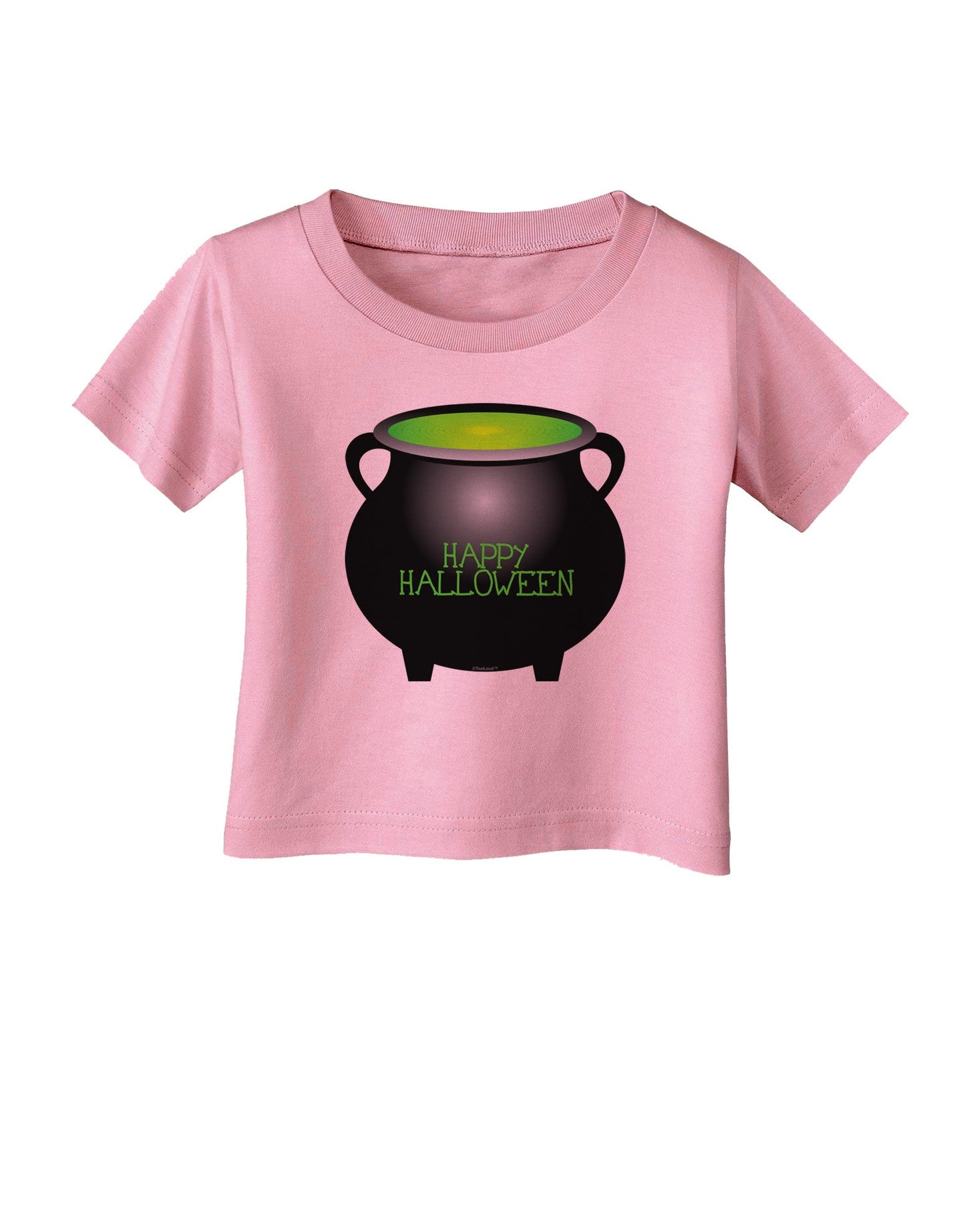 Witches Cauldron Happy Halloween Infant T-Shirt-Infant T-Shirt-TooLoud-Candy-Pink-06-Months-Davson Sales