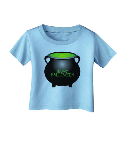 Witches Cauldron Happy Halloween Infant T-Shirt-Infant T-Shirt-TooLoud-Aquatic-Blue-06-Months-Davson Sales