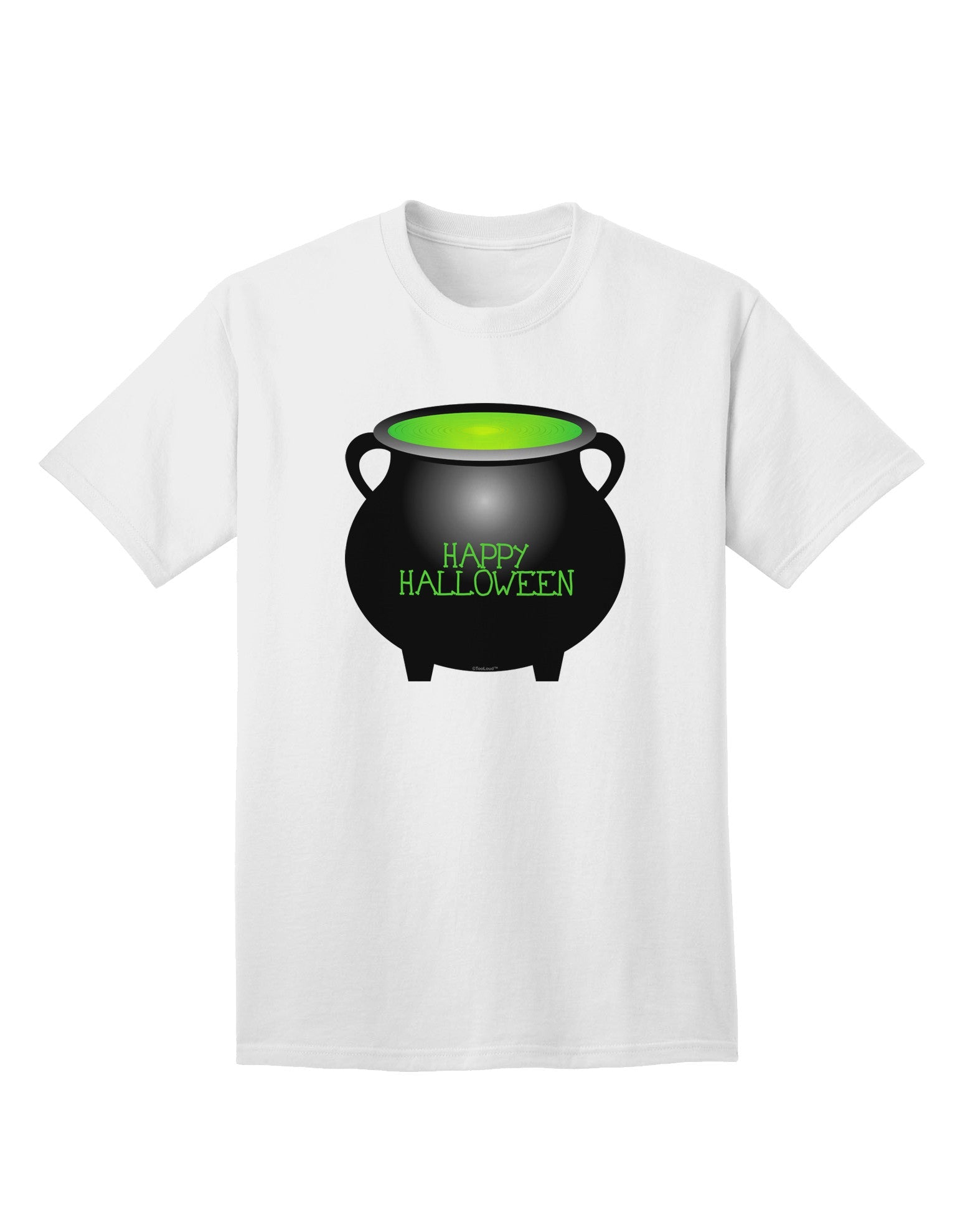 Witches Cauldron Happy Halloween - Premium Adult T-Shirt Collection-Mens T-shirts-TooLoud-White-Small-Davson Sales