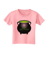 Witches Cauldron Happy Halloween Toddler T-Shirt-Toddler T-Shirt-TooLoud-Candy-Pink-2T-Davson Sales