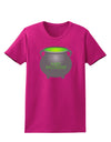 Witches Cauldron Happy Halloween Womens Dark T-Shirt-TooLoud-Hot-Pink-Small-Davson Sales