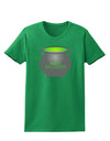 Witches Cauldron Happy Halloween Womens Dark T-Shirt-TooLoud-Kelly-Green-X-Small-Davson Sales