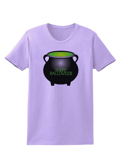 Witches Cauldron Happy Halloween Womens T-Shirt-Womens T-Shirt-TooLoud-Lavender-X-Small-Davson Sales