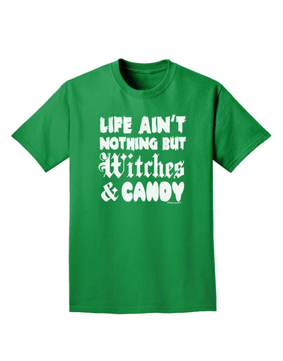 Witches and Candy Adult Dark T-Shirt-Mens T-Shirt-TooLoud-Kelly-Green-Small-Davson Sales