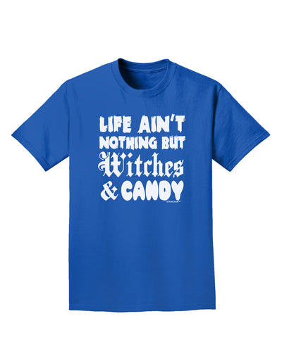 Witches and Candy Adult Dark T-Shirt-Mens T-Shirt-TooLoud-Royal-Blue-Small-Davson Sales