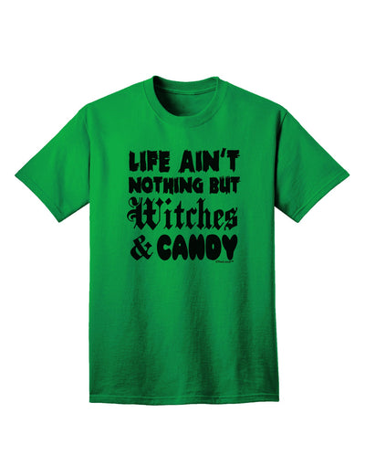 Witches and Candy Adult T-Shirt-Mens T-Shirt-TooLoud-Kelly-Green-Small-Davson Sales