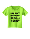 Witches and Candy Toddler T-Shirt-Toddler T-Shirt-TooLoud-Lime-Green-2T-Davson Sales