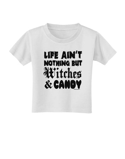 Witches and Candy Toddler T-Shirt-Toddler T-Shirt-TooLoud-White-2T-Davson Sales