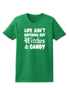 Witches and Candy Womens Dark T-Shirt-TooLoud-Kelly-Green-X-Small-Davson Sales