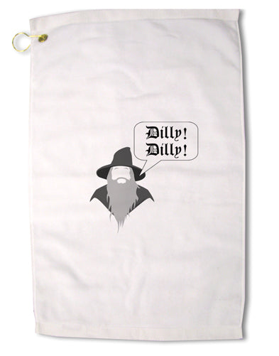 Wizard Dilly Dilly Premium Cotton Golf Towel - 16 x 25 inch by TooLoud-Golf Towel-TooLoud-16x25"-Davson Sales