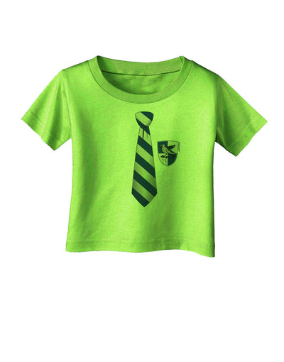 Wizard Tie Blue and Silver Infant T-Shirt-Infant T-Shirt-TooLoud-Lime-Green-06-Months-Davson Sales