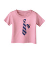 Wizard Tie Blue and Silver Infant T-Shirt-Infant T-Shirt-TooLoud-Candy-Pink-06-Months-Davson Sales