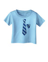 Wizard Tie Blue and Silver Infant T-Shirt-Infant T-Shirt-TooLoud-Aquatic-Blue-06-Months-Davson Sales