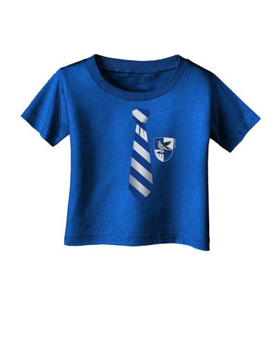 Wizard Tie Blue and Silver Infant T-Shirt Dark-Infant T-Shirt-TooLoud-Royal-Blue-06-Months-Davson Sales