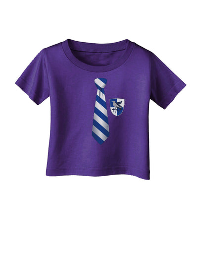 Wizard Tie Blue and Silver Infant T-Shirt Dark-Infant T-Shirt-TooLoud-Purple-06-Months-Davson Sales