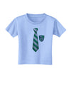 Wizard Tie Green and Silver Toddler T-Shirt-Toddler T-Shirt-TooLoud-Aquatic-Blue-2T-Davson Sales