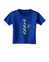 Wizard Tie Green and Silver Toddler T-Shirt Dark-Toddler T-Shirt-TooLoud-Royal-Blue-2T-Davson Sales