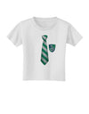 Wizard Tie Green and Silver Toddler T-Shirt-Toddler T-Shirt-TooLoud-White-2T-Davson Sales