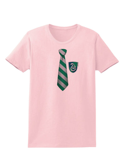 Wizard Tie Green and Silver Womens T-Shirt-Womens T-Shirt-TooLoud-PalePink-X-Small-Davson Sales