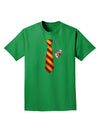 Wizard Tie Red and Yellow Adult Dark T-Shirt-Mens T-Shirt-TooLoud-Kelly-Green-Small-Davson Sales