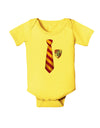 Wizard Tie Red and Yellow Baby Romper Bodysuit-Baby Romper-TooLoud-Yellow-06-Months-Davson Sales