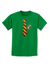 Wizard Tie Red and Yellow Childrens Dark T-Shirt-Childrens T-Shirt-TooLoud-Kelly-Green-X-Small-Davson Sales