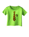 Wizard Tie Red and Yellow Infant T-Shirt-Infant T-Shirt-TooLoud-Lime-Green-06-Months-Davson Sales